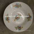 10.5 pulgadas placa de cena blanca llana porcelana china